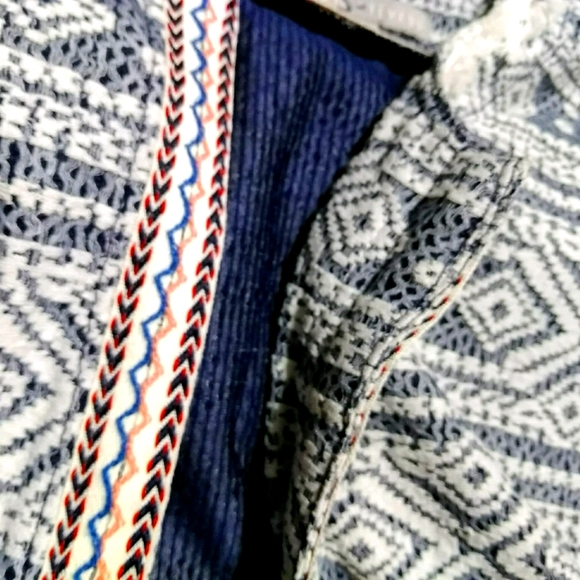 Valerie Stevens Navajo Print Open Cardigan XL - Picture 6 of 7